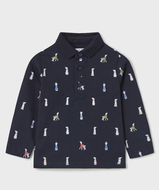 Baby printed polo shirt